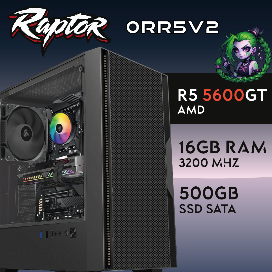 Gaming Raptor Computer Gaming - RAPTOR-0RR5V2 - NANOCHIP - INFORMATICA, LDA. | iapc.pt